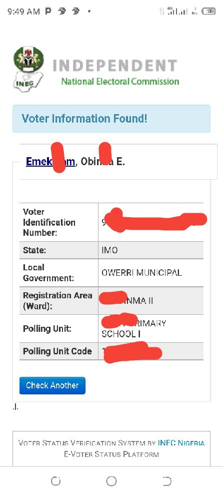 EmekalamO's tweet photo. @NGRLabourParty @NgLabour @NLCHeadquarters to all @PeterObi @ObiSupport supporters kindly confirm if your details is still in INEC PORTAL, https://t.co/PT9JH7z3ty https://t.co/ELGtgpahOr