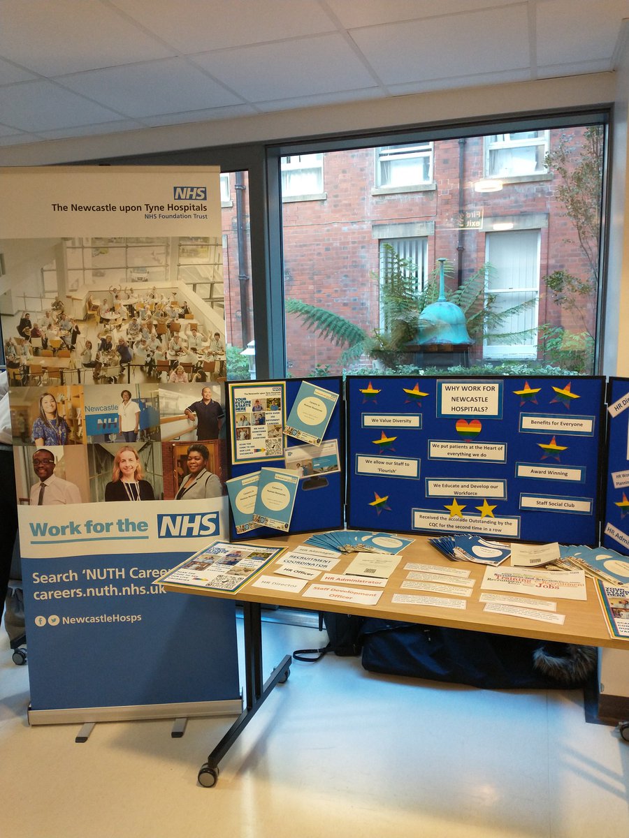 RachelCockburn7's tweet photo. If you would like to find out more about all of the different careers available @NewcastleHosps and the vacancies that we have available please come along to the Education Centre, Royal Victoria Infirmary 10-1 today. https://t.co/J2yRgAVxjS
