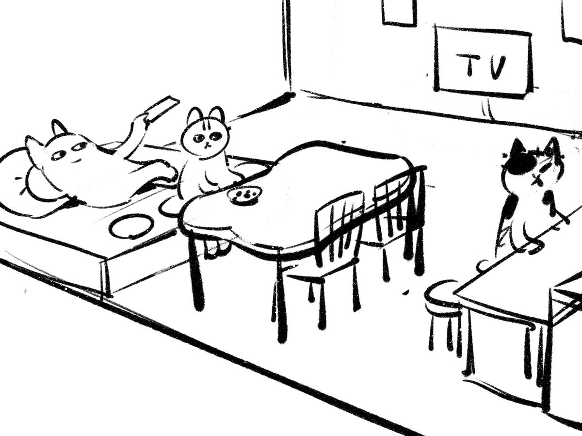 猫との暮らしを妄想 