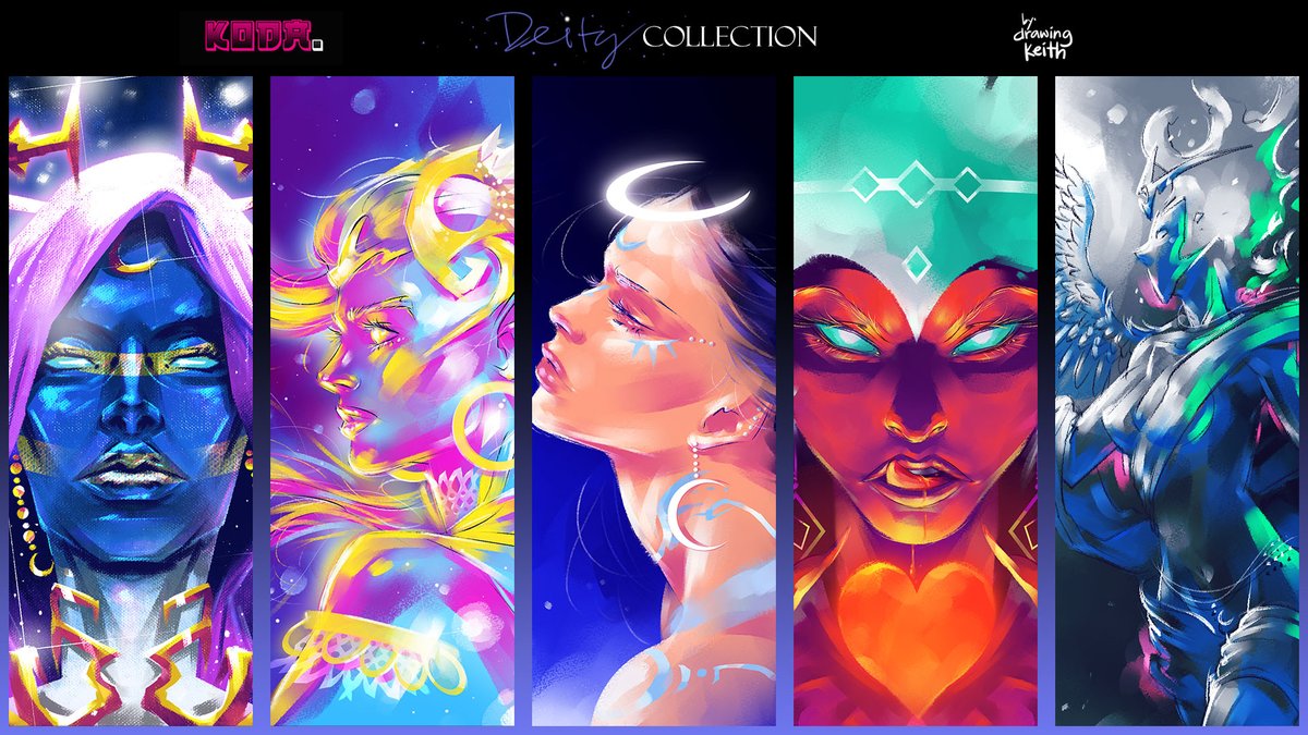 And I present you my🔹<a href="/KodaDot/">Koda.art</a> #NFTCollection "Deity".🔹A series of #NFTart goddesses visually interpreted in my own way. Hope y'all like it. 💕

Mint - Oct 16 '22 | 1PM UTC. 😁

$dot #PolkaDot #NFT #NFTartist #NFTCommuntiy #art #digitalart