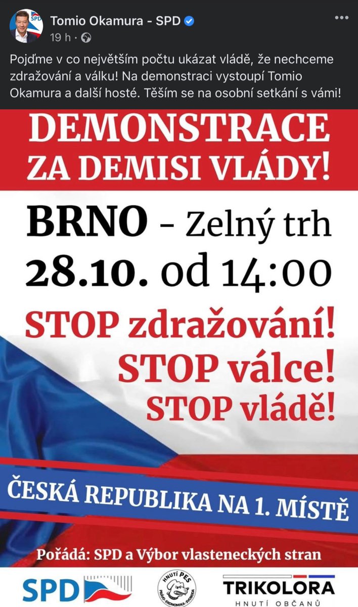 Paula44212447's tweet photo. Debil na dnešní den... #staydebil #debilnasobotu ... už dlouho nebyl, tak se mi zastesklo... očividně chce dezoláty udemonstrovat k smrti, takže #fandim a že je ČR jeho, už tisíce let, vám vzkazuje japonský míšenec... #neříkámnic https://t.co/hlgWc8UPPo