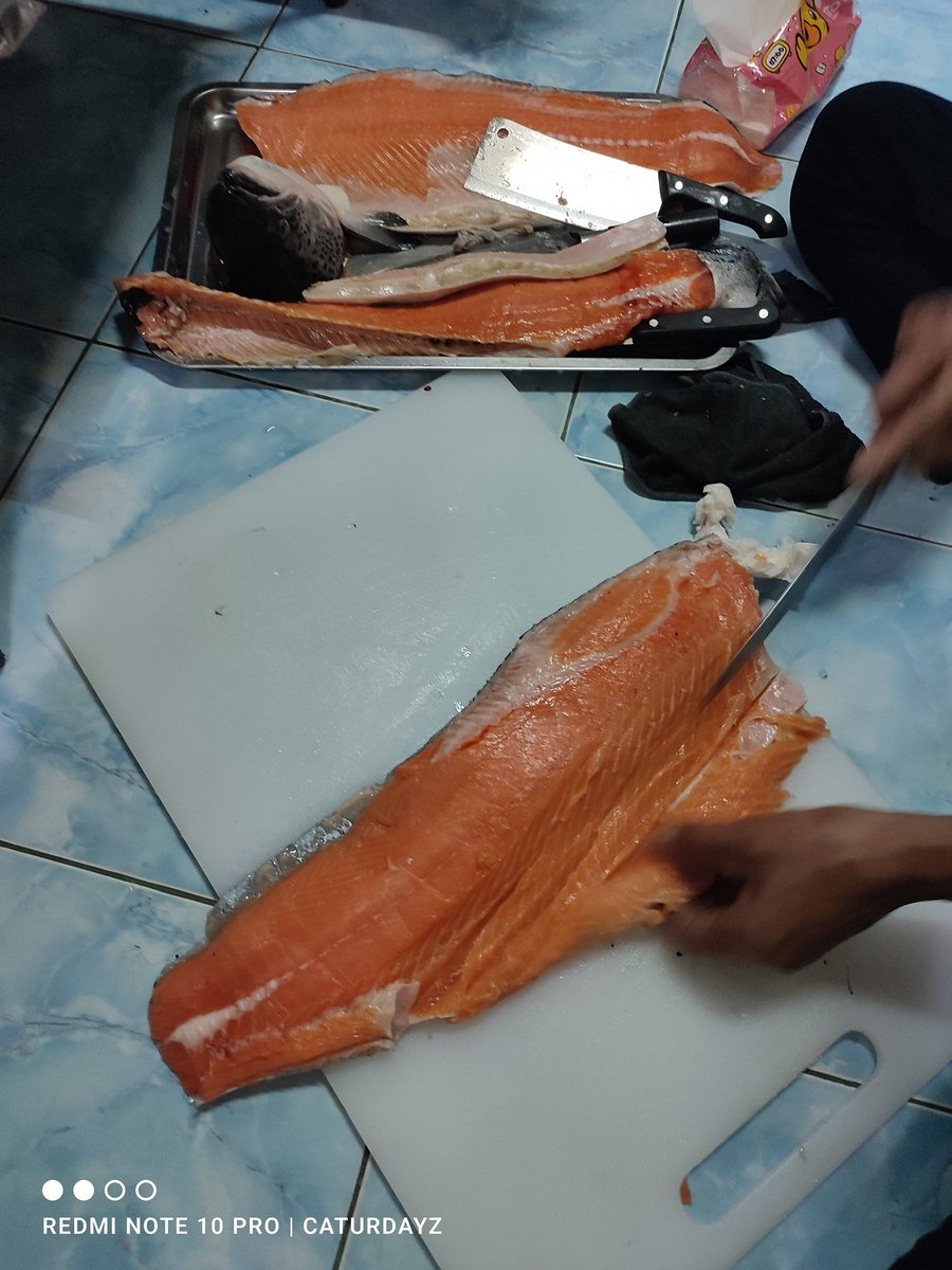 Salmon Party 
🤤🧡🧡🧡