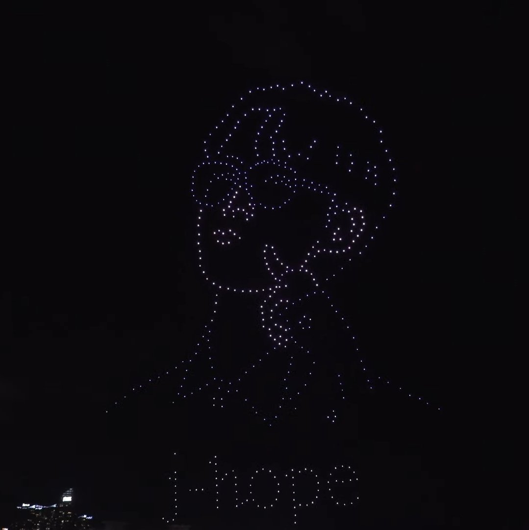 BTS DRONE SHOW — #RM, #JIN , #SUGA, #JHOPE (1) 💜