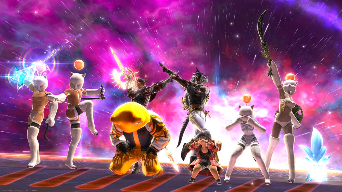 MasterMog_FFXIV's tweet photo. Cleared Endsinger EX with friends and very cool randoms, kupo! https://t.co/PkSBhSjmRA