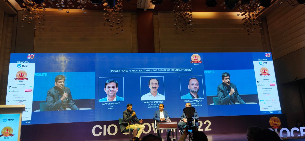 Good learning session in fire side chat #ciocrown2022