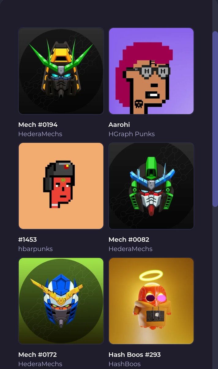 Won an #HBAR #Giveaway through <a href="/HederaMechs/">Sergeant Major 0.0.612466</a> yesterday🔥🔥🔥 #NFTs Picked up 3 a while ago, Thanks mate for the 800 #HBAR 🙏🏌‍♂️👨‍🍳 #HBARNFTs