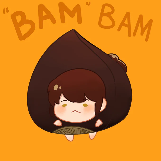 不想画毕设…所以我画了栗子Bam 