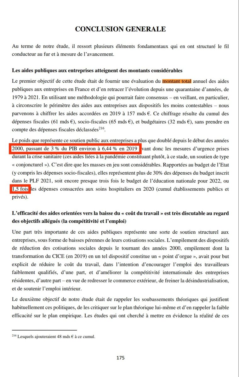 Step_haus's tweet photo. Important report by @IresFr in 🇨🇵 illustrating the priority given to businesses:
public aid to businesses in🇨🇵 3% in 2000 to 6.44% in 2019 before #COVID
3 times the budget for public education of 2022
1.5 times the spending on #Hospital care
More questions on🌍 priorities? https://t.co/BHro7ZSpf4