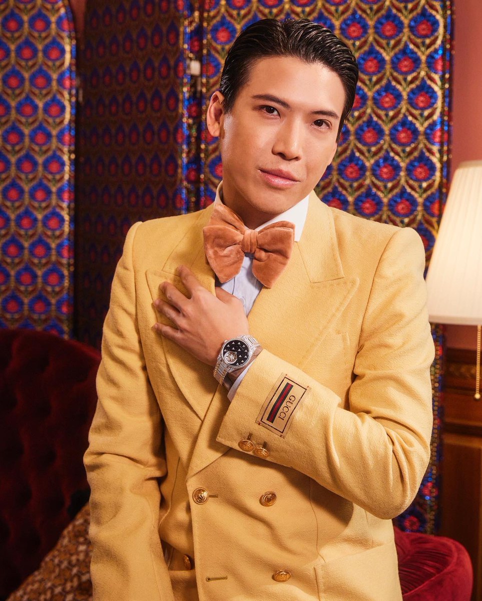 LOfficielThai's tweet photo. Wrap up ร่วมทุกลุคเด่นจากเหล่าเซเลปคนดังกับ Hortus Deliciarum
The new Gucci High Jewelry collection

#GucciHighJewelry
#davikah 
#annethong 
#kitb
#pokmindset 
#hommesthailand 
#lofficielhommesthailand https://t.co/VbyVXxOBgn