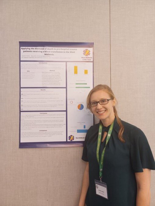 BASICS_HQ's tweet photo. This year, Β£5,000 of grants provided to mbrs to assist them in attending #basics2022 including to medical student Heather Walker whose entire conf attendance & accom package was funded by a @BASICS_HQ bursary. And then she only goes & wins the poster completion ππ @wmcareteam https://t.co/b3IxwujNNY