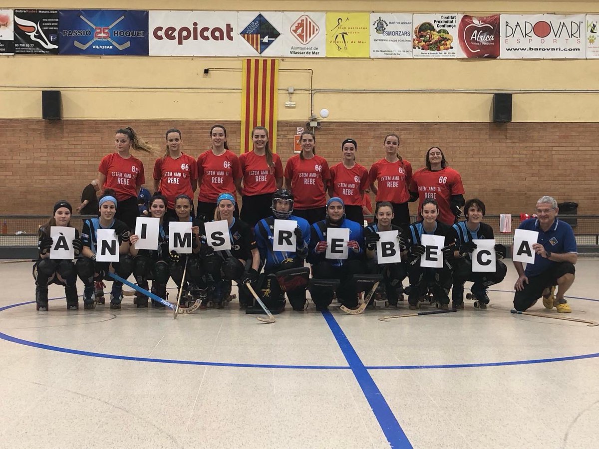 Nacional Cat Femení. Seguim sumant tres punts, avui a la nostra pista guanyant 6-3 al <a href="/ReusDeportiu/">Reus Deportiu</a> . Bon partit de tot l’equip! Hem volgut enviar molts ànims a la Rebeca, jugadora del Reus #animsrebe . Tornaràs més forta!!
Bona feina equip, avui +3. Si si si, Vilassar Femení!