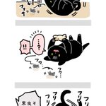 自分の抜け毛を虫と勘違いして･･･!可愛すぎる猫漫画が話題に!