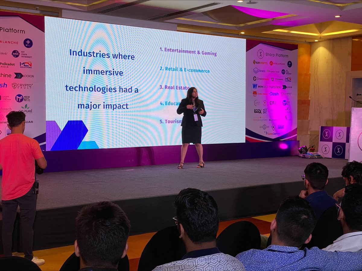 CsharpCorner's tweet image. #CsharpCon22 Day2 - #FrontEndTechnologies Track - Tanishi Mookerjee providing what Immersive Digital Experience means?
#CSharpCorner #CsharpCon22 #TechConference