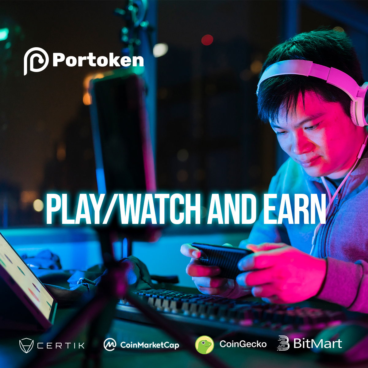 portumatoken's tweet photo. The path-breaking ecosystem Portuma,of in-game ads, allows gamers to earn POR Tokens while bringing innovation to the players' game experience.Gamers having fun but lose none.🥳🚀

#WeArePortiger #Portiger #PORToken #Token #Portuma #Gamers #Blockchain #Playtoearn #Play2Earn #Earn https://t.co/VOzVUvzqfU