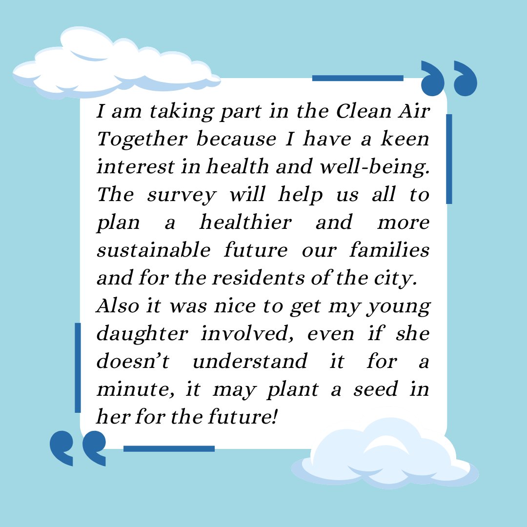 We're delighted with how #CleanAirTogether is progressing in Cork City, but don't take our word for it. Here are some of the reasons the people of Cork gave us for why they felt it was important to take part.