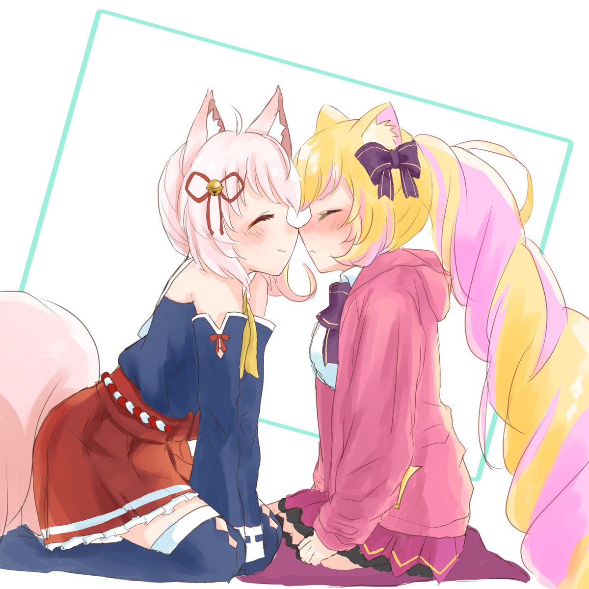 SweetIdolMiku's tweet photo. I watched the show too many times. (I'm shipping hard)// https://t.co/uPkV2PRRhY