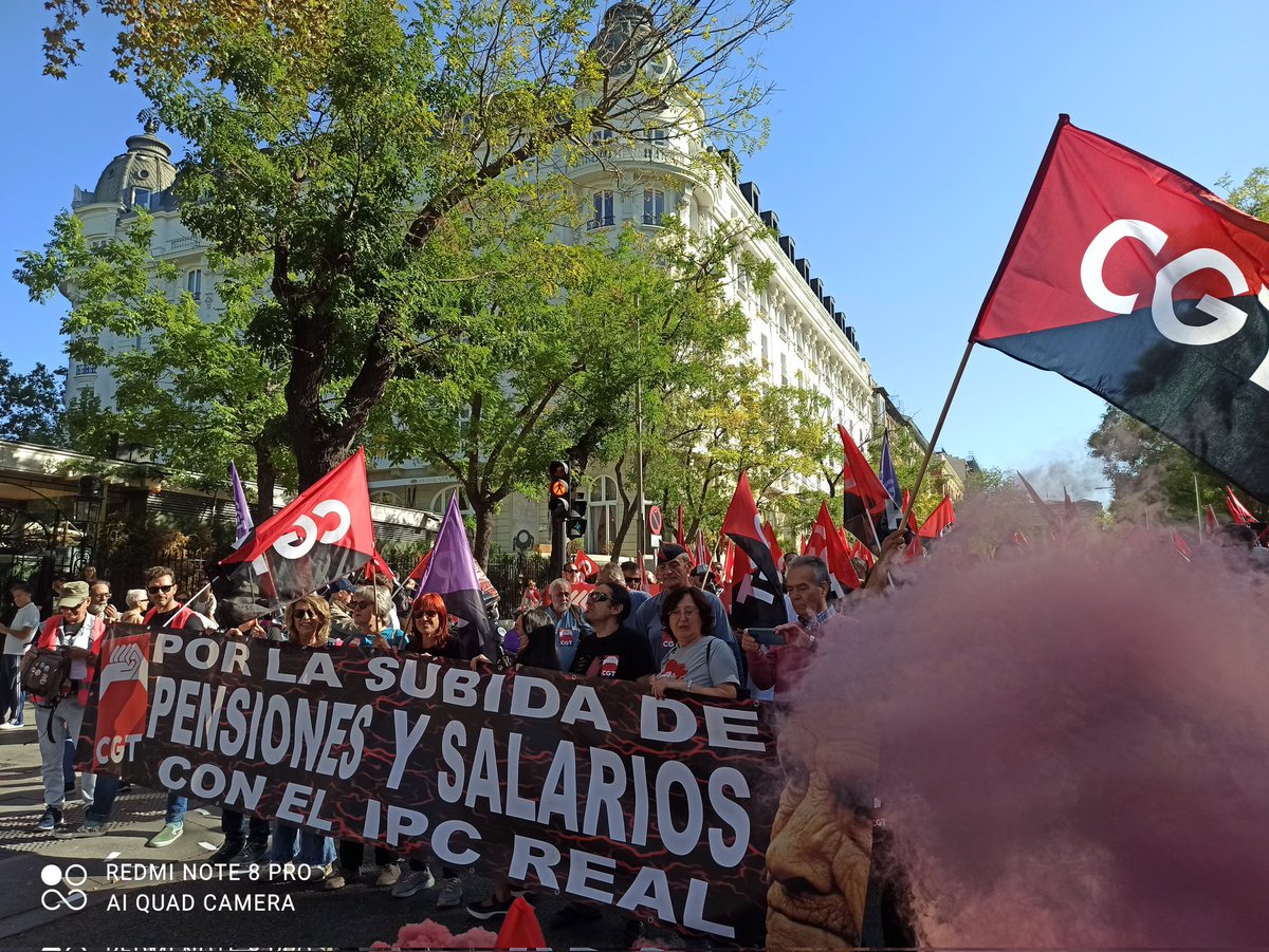 cgt_sindical's tweet photo. ¡LA CGT POR LAS PENSIONES Y SALARIOS, SUBIDA DEL IPC REAL! https://t.co/wDushyFxsI