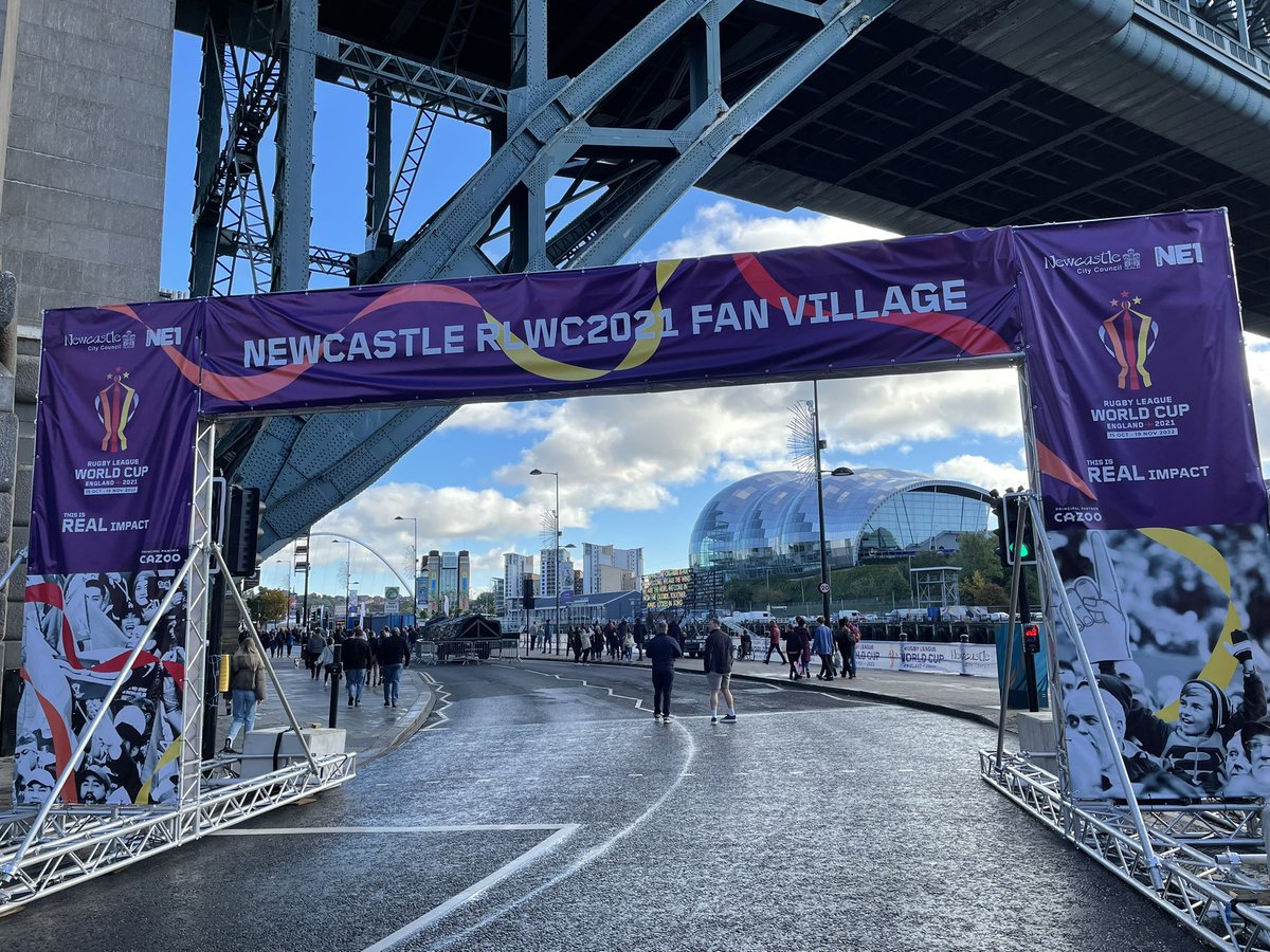 NewcastleCC's tweet photo. 📸 The Rugby League World Cup gets under way in Newcastle today!

Where will you be watching the match? #rlwc https://t.co/kLB7zcK6x6