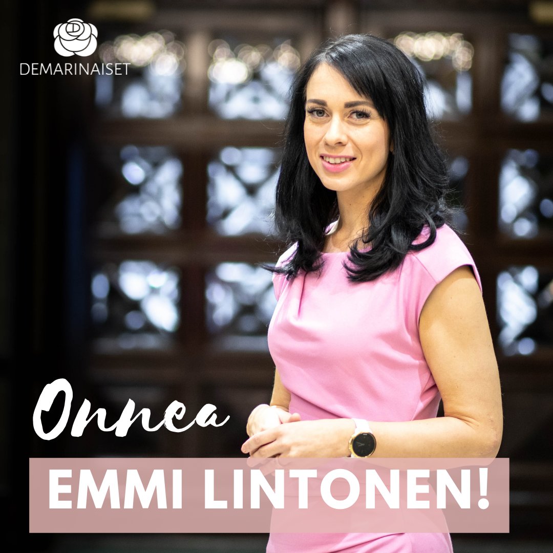 Demarinaiset_fi's tweet photo. Demarinaisten 1. varapj @ELintonen valittiin Berliinissä @PES_Women kongressissa @PES_Women hallitukseen seuraavaksi neljäksi vuodeksi! Onnea Emmi! 🌺 Our vice president @ELintonen is selected for the next four years to @PES_Women board! #demarinaiset #peswomen #makehercount https://t.co/lVE9706voZ