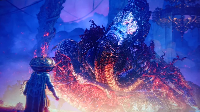 This is too gaudy…Hey!I'm in magma hell right nowLord of HellDoes she really eat it all?#ELDENRING #エルデンリング 