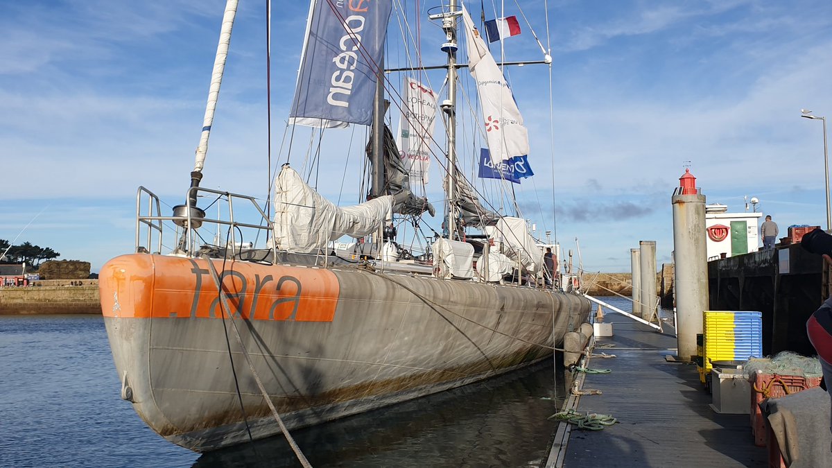 Le retour de Tara à Lorient après 22 mois de mission "Microbiome" autour du monde