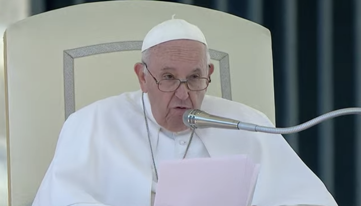 vaticannews_it's tweet photo. Papa Francesco: "Don Giussani aveva una grande sensibilità nel rispettare l’indole di ognuno, la sua storia, il suo temperamento, i suoi doni. Non voleva persone tutte uguali e non voleva nemmeno che tutti imitassero lui" 
#udienza #LuigiGiussani https://t.co/LYwQSbLWL2