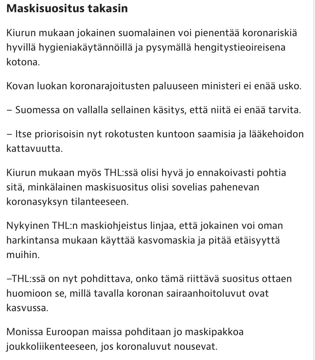 rlc_mac's tweet photo. #Korona lääkkeitä sanotaan nyt olevan ja siksi #Suomi #ToHeLo #THL on lopettanut #KoronaFi toimenpiteet - sanotaan, että jos sairaalaan joutuu niin lääkitään. 

TOTUUS tässäkin on se, että EI LÄÄKITÄ kun ei löydy lääkkeille maksajaa. 

Helvetin tunarit !
Ja jälleen valehdellaan. https://t.co/4exfBAWoLk