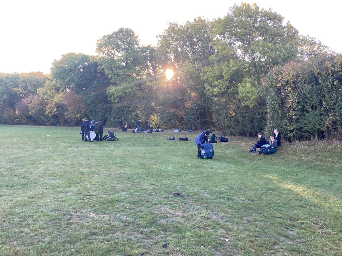 SharnbrookOE's tweet photo. Our DofE Silver walkers have been up since 7am and are ready to break camp. All working as a team to get tents down, plan todays route and prepare food for lunch #dofe #silver #going4silver #bitnippy #outdoorfun #camping #resilience https://t.co/nEkzT0UJ91