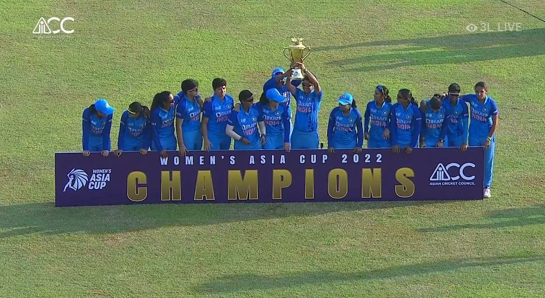 The champions of Asia Cup - India!
