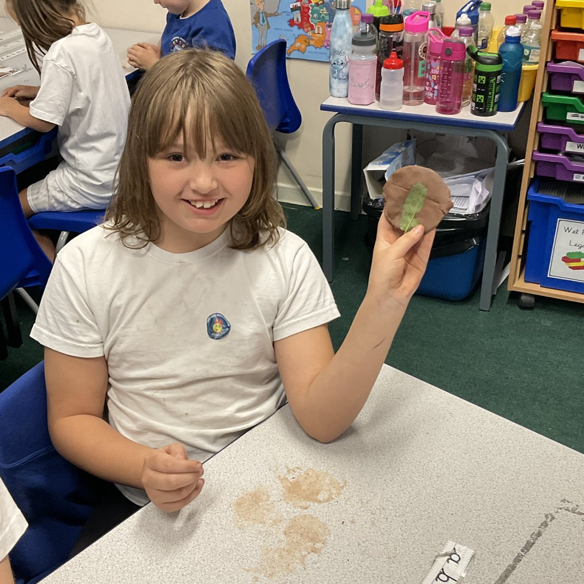 Class3wade's tweet image. Making our own leaf fossils!
We have enjoyed hunting for suitable leaves in the Wild Life Garden and making our own fossils out of clay.