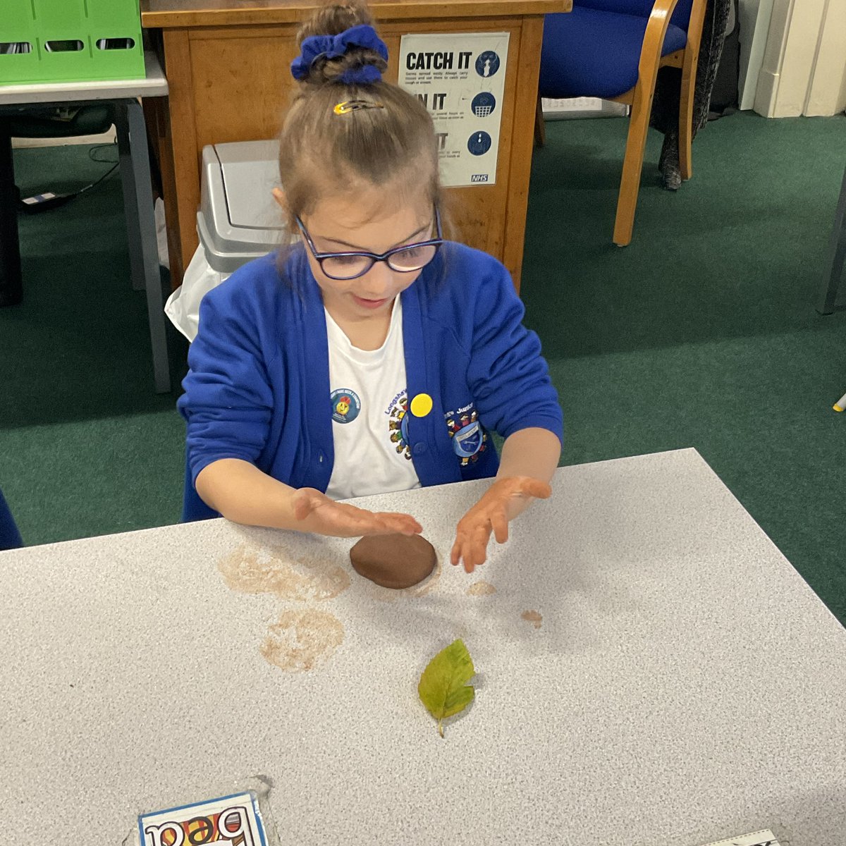 Class3wade's tweet image. Making our own leaf fossils!
We have enjoyed hunting for suitable leaves in the Wild Life Garden and making our own fossils out of clay.