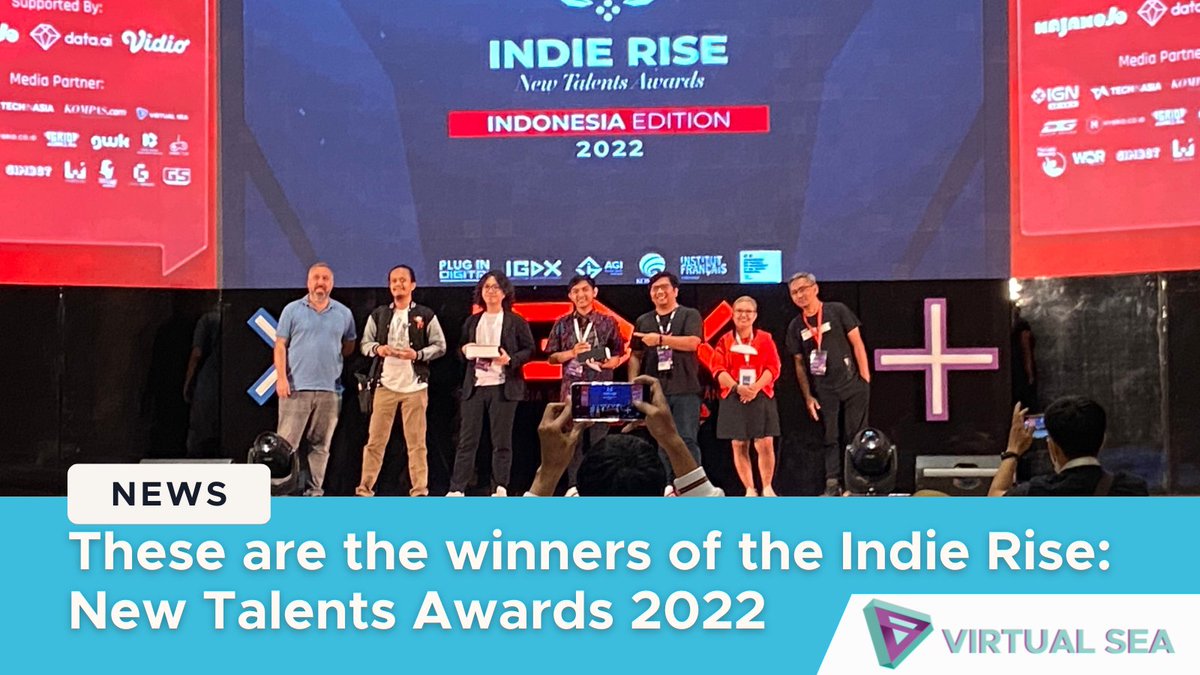 Congratulations to @Devata_game, @tamatinent & @mushroomallow_  for winning the Indie Rise: New Talents Awards 2022!

virtualseasia.com/these-are-the-…

#gamesfromsea #igdx2022 #indonesia #indiegames