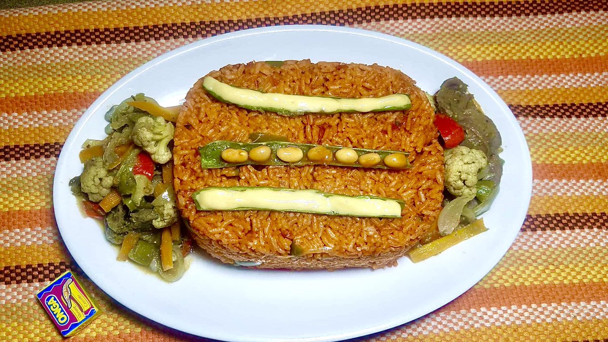 Rmawunyomensah's tweet photo. Throwback to my 2018 @OngaGhana Jollof battle dish.  And I won😻😋😋 https://t.co/H3JtVQV5zJ