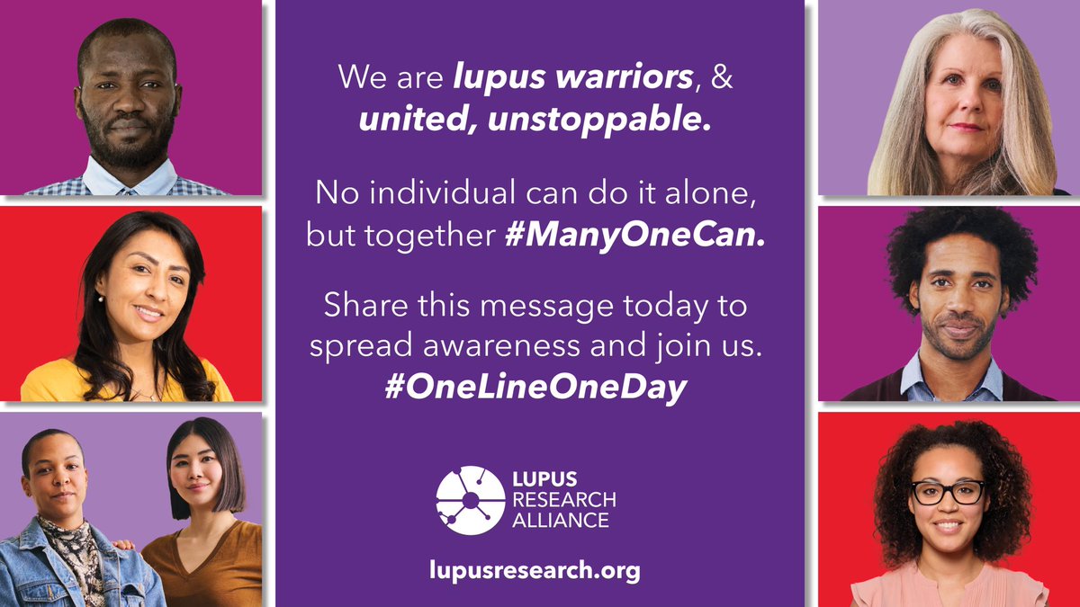 KellyFund4Lupus's tweet photo. We are lupus warriors, and united, unstoppable. No individual can do it alone, but together #ManyOneCan. Share this message today to spread awareness and join us. #OneLineOneDay https://t.co/Ff8Ih5IfXh https://t.co/OAXn1uZS98