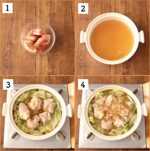 少ない種類の食材で作れるのはすごく嬉しい！鶏肉などを使った「鍋」レシピ！