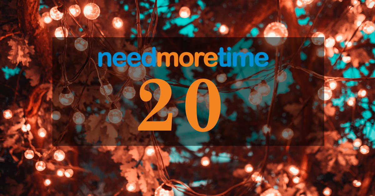 NeedMoreTimeLtd's tweet photo. We're celebrating the milestone of 20 years of Need More Time! Read our blog to see how we continue to support Small Businesses: https://t.co/RpwouZoZbG
#VirtualCelebration #NMTis20 #SmallBusinessUK https://t.co/iiZ3P291e6
