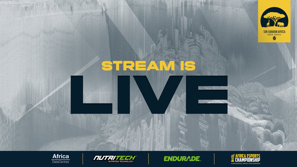 Rainbow Six SSA Super Series (@ssasuperseries) on Twitter photo 🚨 WE ARE LIVE 🚨
Link;
twitch.tv/ssasuperseries
#R6SSA
<a href="/EsportsAfreeca/">Africa Esports Championship • AEC</a> | <a href="/africa_dc/">Africa Data Centres</a> | <a href="/NUTRITECHFIT/">NUTRITECH®</a> | <a href="/ENDURADESPORTS/">ENDURADE™</a> 🚨 WE ARE LIVE 🚨
Link;
twitch.tv/ssasuperseries
#R6SSA
<a href="/EsportsAfreeca/">Africa Esports Championship • AEC</a> | <a href="/africa_dc/">Africa Data Centres</a> | <a href="/NUTRITECHFIT/">NUTRITECH®</a> | <a href="/ENDURADESPORTS/">ENDURADE™</a>