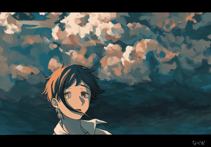 ツ……絵と雲 