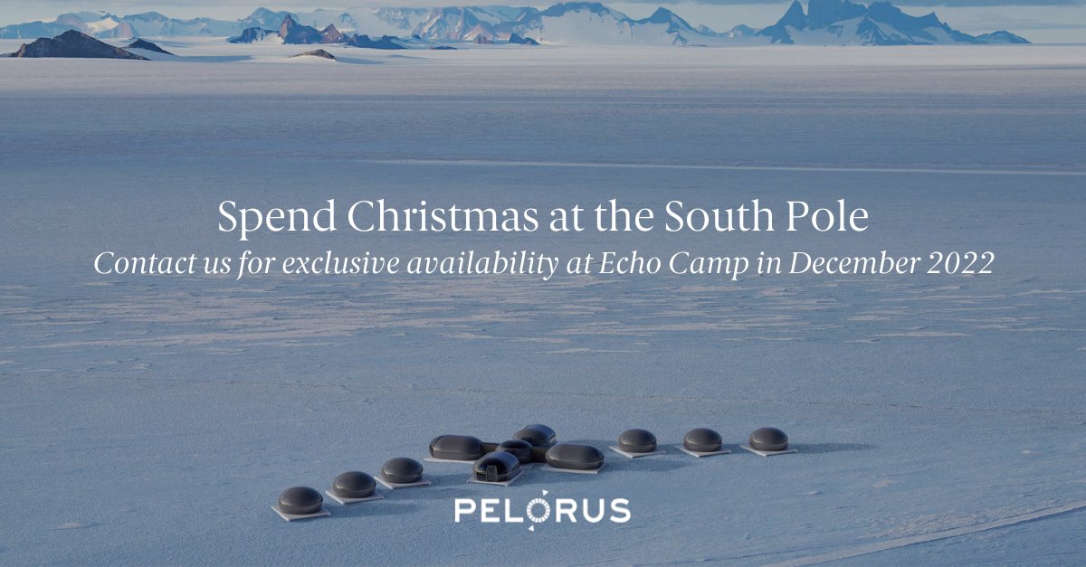 It's not too late to spend Christmas at the South Pole. ❄️
We can secure exclusive availability at Echo Camp, the brand-new luxury camp opening in Antarctica this year.
Contact our Travel Designers now to book. 
pelorusx.com/accommodation/…
#luxurytravel #antarctica