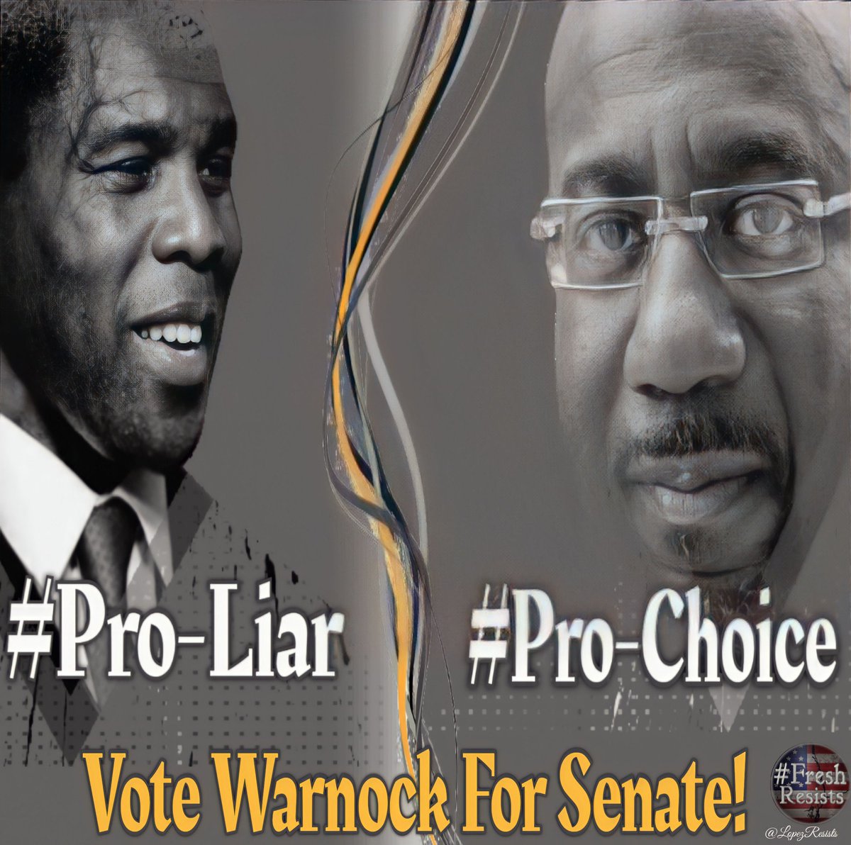 In the #GADebate with Raphael Warnock and Hershel Walker, Raphael Warnock said to Hershel "One thing I have not done, I have never pretended to be a police officer."

In response, Hershel Walker pulled out a prop which many said looked like a fake badge?

Re-elect <a href="/SenatorWarnock/">Senator Reverend Raphael Warnock</a>