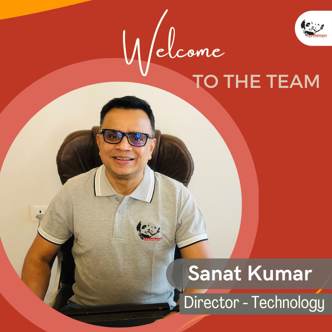 armmanindia's tweet photo. ARMMAN welcomes Sanat Kumar as Director - Technology. He joins us with expertise in startup entrepreneurship, program management, customer support management, vendor management, and software development. (1/6)
#ARMMAN #TeamARMMAN #mhealth #welcomeaboard #welcometotheteam https://t.co/Y1JDDBjas4