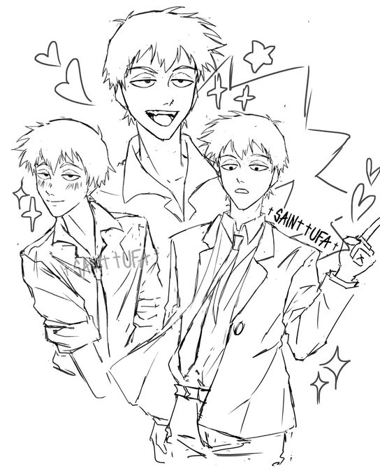 my boy reigen 😩 might be ready next week ;3 