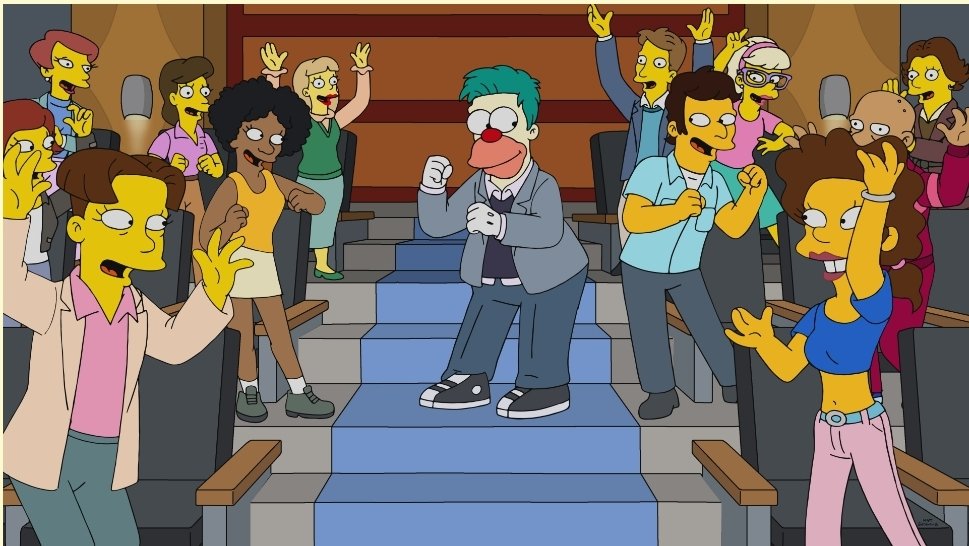 _Thesimpsonking's tweet photo. Are you ready for a brand new epsiode of everyone's favourite show @TheSimpsons tomorrow in this weeks epsiode The King of Nice. Marge is hired as a segment producer on Krusty's new daytime talk show, but soon discovers what an endless nightmare it is. https://t.co/2Jfz7KQTP1