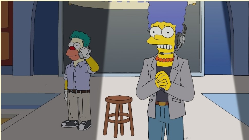 _Thesimpsonking's tweet photo. Are you ready for a brand new epsiode of everyone's favourite show @TheSimpsons tomorrow in this weeks epsiode The King of Nice. Marge is hired as a segment producer on Krusty's new daytime talk show, but soon discovers what an endless nightmare it is. https://t.co/2Jfz7KQTP1