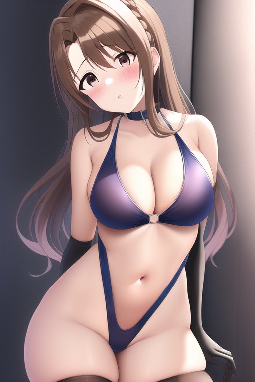 UzukiGanba's tweet photo. I made AI art. 👁️👄👁️ https://t.co/h3Q938mKyN