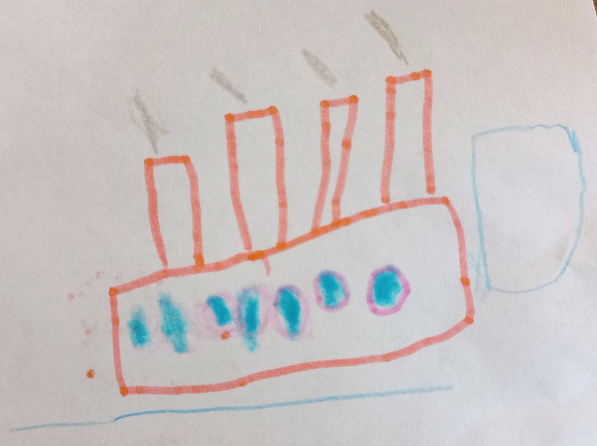 Onderwijsgek's tweet photo. Haha! Mijn zoontje (#groep1) heeft ook stiekem aantekeningen gemaakt van de les over de Titanic. https://t.co/RW5JWbxA0y
