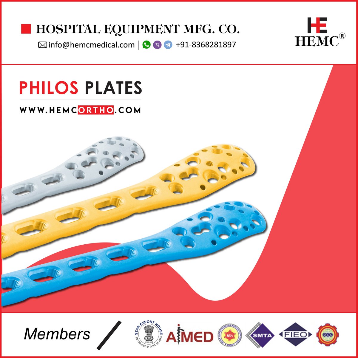 HemcOrtho's tweet image. #Philosplates #lcpplates #lockingplates #titaniumboneplates #lockingplatesystem #traumaimplants #humerusfracture #implantes #implants #ortho #surgeon #surgical #surgery #orthopaedicsurgeon  #orthopaedicsurgery  #hospital #patient #medical #healthcare #hemcortho #hemcmedical
