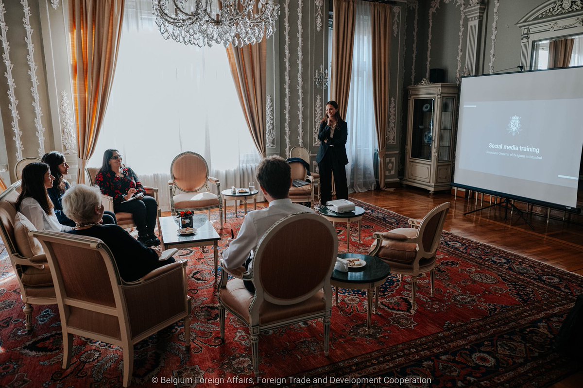 Last week, I had the pleasure to visit my <a href="/BelgiumMFA/">🇧🇪 Belgium MFA</a> colleagues in 🇹🇷 to support their #DigitalDiplomacy efforts and to meet with several experts in this field.

📲 Embassy of Belgium in Ankara: <a href="/BelgiumAnkara/">Belgium in Türkiye</a>
📲 Consulate General of Belgium in Istanbul: <a href="/belgiumistanbul/">CG Tim Van Anderlecht</a>