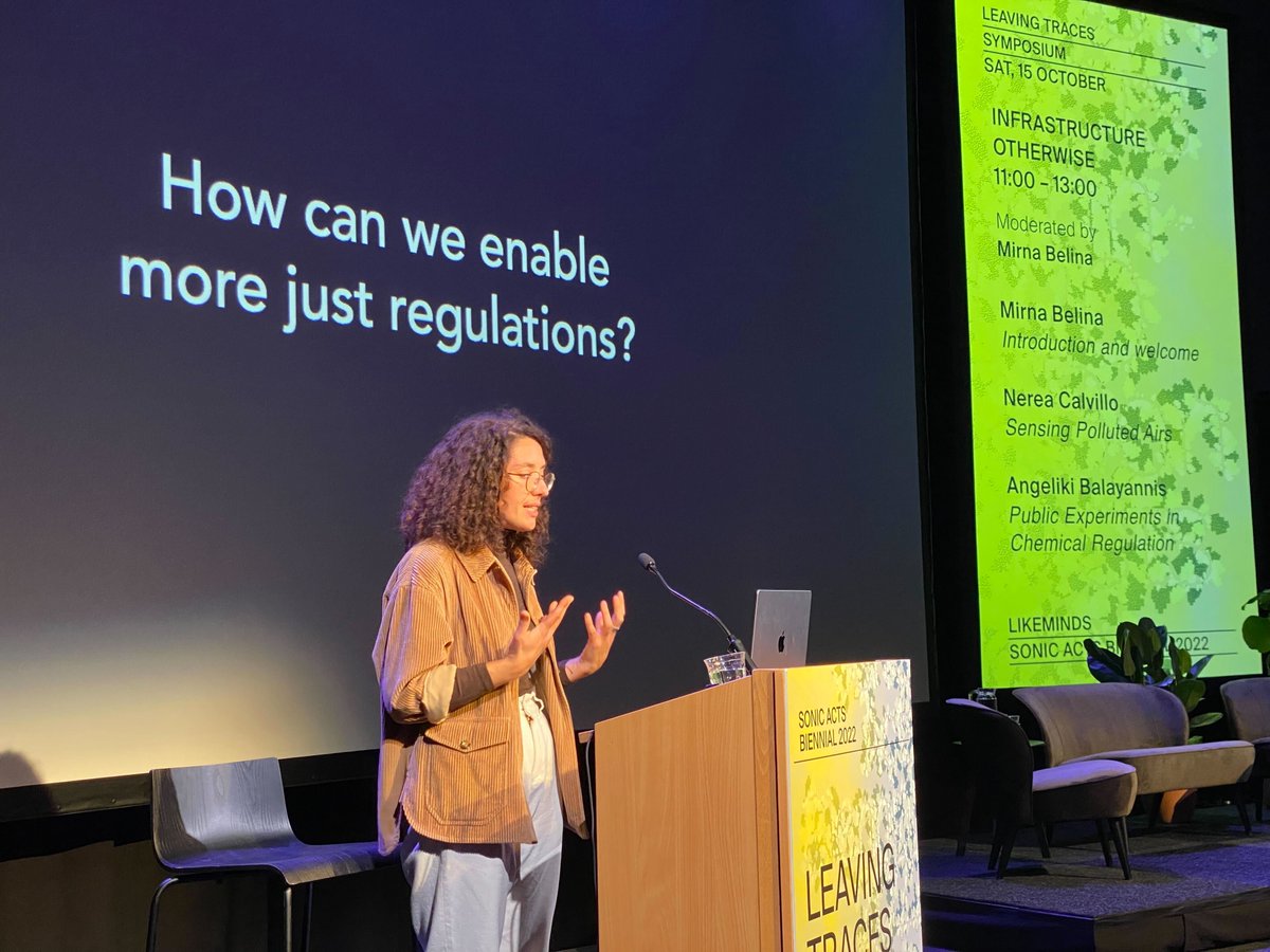 SonicActs's tweet image. ‘This regulatory research often excludes the expertise of those working most closely with these chemicals and those who suffer the severest impacts from its exposure.’ @ABalayannis 

Explore her research  → bit.ly/3EHrEN5

#SAB22 #LeavingTraces