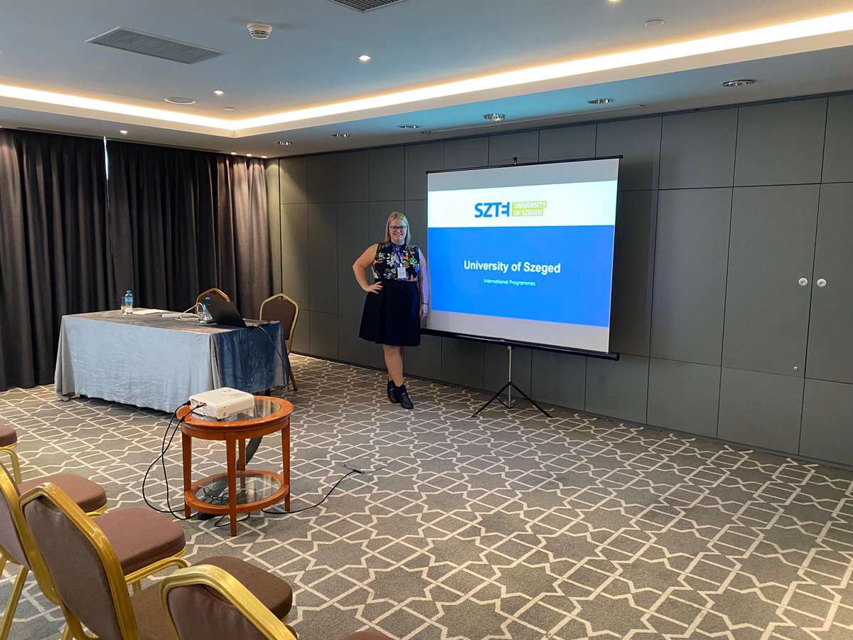 Uni_Szeged's tweet photo. SZTE is in Baku, attending an Educational Fair! 📚

Meet our colleagues there and learn about your study opportunities at the SZTE ✔️

Venue📍 Hyatt Regency Baku, 6 Izmir St.

#UniversityofSzeged #EducationalFair #Baku #BeginGroup #International #StudyinSzeged #SZTEinternational https://t.co/3w8FRczdyn